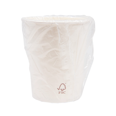 Image GOBELETS EN SACHET 360 ML 300 + 18 PE G/M2 Ø9/6x11 CM BLANC CARTON (1000 UNITÉ) #1