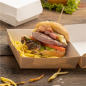 Image BOÎTES HAMBURGER 'THEPACK' 220 G/M2 14,2x13,7x6,1 CM (L) NATUREL CARTON ONDULÉ NANO-MICRO (500 UNITÉ) #7