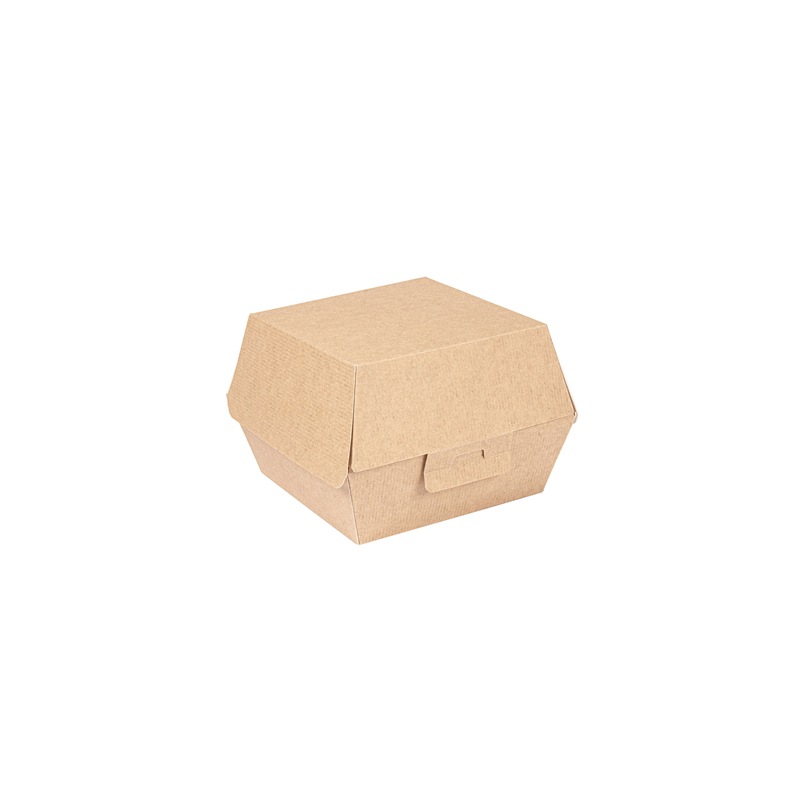 BOÎTES HAMBURGER 'THEPACK' 220 G/M2 14,4x13,6x9,2 CM (L+) NATUREL CARTON ONDULÉ NANO-MICRO (500 UNITÉ) BOÎTES HAMBURGER 'THEPACK' 220 G/M2 14,4x13,6x9,2 CM (L+) NATUREL CARTON ONDULÉ NANO-MICRO (500 UNITÉ)