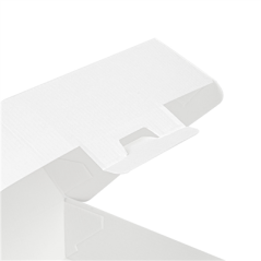 Image BOÎTES HAMBURGER 'THEPACK' 230 G/M2 17,6x16,8x7,8 CM (XL WIDER) BLANC CARTON ONDULÉ NANO-MICRO (300 UNITÉ) #4