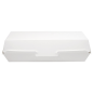 Image COQUILLES "HOT DOG" 'THEPACK' 230 G/M2 23,2x9x6,3 CM BLANC CARTON ONDULÉ NANO-MICRO (450 UNITÉ) #2