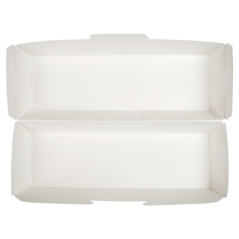 Image COQUILLES "HOT DOG" 'THEPACK' 230 G/M2 23,2x9x6,3 CM BLANC CARTON ONDULÉ NANO-MICRO (450 UNITÉ) #5
