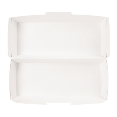 Image BOÎTES "PANINI" 'THEPACK' 220 G/M2 26,5x12,2x7 CM NATUREL CARTON ONDULÉ NANO-MICRO (300 UNITÉ) #4