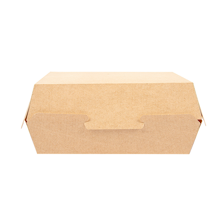 BOÎTES "LUNCH BOX" 'THEPACK' 220 G/M2 22,5x17x8,5 CM NATUREL CARTON ONDULÉ NANO-MICRO (300 UNITÉ)
