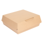 Image BOÎTES "LARGE LUNCH BOX" 'THEPACK' 250 G/M2 23,5x24x8,7 CM NATUREL CARTON ONDULÉ NANO-MICRO (150 UNITÉ) #1