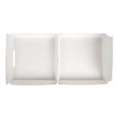 Image BOÎTES "LARGE LUNCH BOX" 'THEPACK' 250 G/M2 23,5x24x8,7 CM NATUREL CARTON ONDULÉ NANO-MICRO (150 UNITÉ) #4