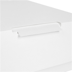 Image BOÎTES "LARGE LUNCH BOX" 'THEPACK' 240 G/M2 23,5x24x8,7 CM BLANC CARTON ONDULÉ NANO-MICRO (150 UNITÉ) #5