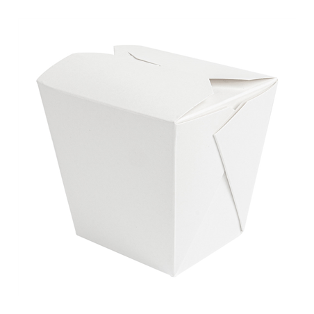 Image RÉCIPIENTS MULTIUSAGES MICRO-ONDABLES 'THEPACK' 780 ML 230 + 12PP G/M2 8x7x10,5 CM BLANC CARTON ONDULÉ NANO-MICRO (480 UNI
