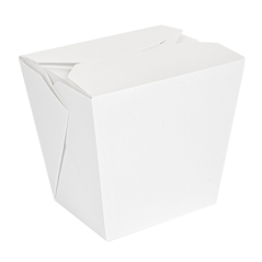 Image RÉCIPIENTS MULTIUSAGES MICRO-ONDABLES 'THEPACK' 960 ML 230 + 12PP G/M2 8,9x7x10,8 CM BLANC CARTON ONDULÉ NANO-MICRO (360 U