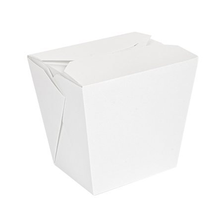 Image RÉCIPIENTS MULTIUSAGES MICRO-ONDABLES 'THEPACK' 960 ML 230 + 12PP G/M2 8,9x7x10,8 CM BLANC CARTON ONDULÉ NANO-MICRO (360 U