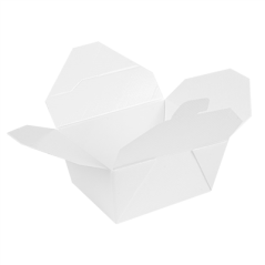 Image BOÎTES AMÉRICAINES 'THEPACK' 780 ML 230 + 12PP G/M2 11,3x9x6,3 CM BLANC CARTON ONDULÉ NANO-MICRO (500 UNITÉ) #3
