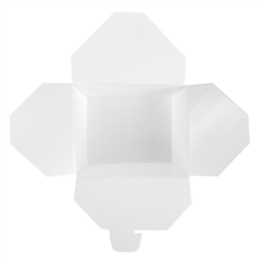 Image BOÎTES AMÉRICAINES 'THEPACK' 780 ML 230 + 12PP G/M2 11,3x9x6,3 CM BLANC CARTON ONDULÉ NANO-MICRO (500 UNITÉ) #4