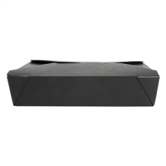 BOÎTES AMÉRICAINES MICRO-ONDABLES 'THEPACK' 1470 ML 230 + 12PP G/M2 19,6x14x4,5 CM NOIR CARTON ONDULÉ NANO-MICRO (300 UNITÉ)