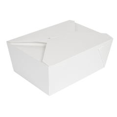 Image BOÎTES AMÉRICAINES MICRO-ONDABLES 'THEPACK' 2880 ML 250 + 12PP G/M2 19,6x14x9 CM BLANC CARTON ONDULÉ NANO-MICRO (200 UNITÉ