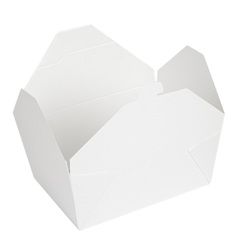 Image BOÎTES AMÉRICAINES MICRO-ONDABLES 'THEPACK' 2880 ML 250 + 12PP G/M2 19,6x14x9 CM BLANC CARTON ONDULÉ NANO-MICRO (200 UNITÉ