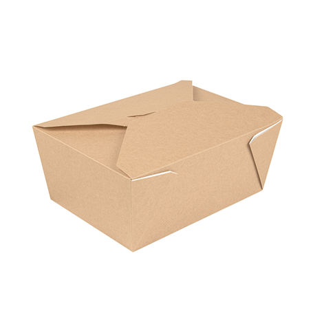Image BOÎTES AMÉRICAINES MICRO-ONDABLES 'THEPACK' 2880 ML 240 + 12PP G/M2 19,6x14x9 CM NATUREL CARTON ONDULÉ NANO-MICRO (200 UNI