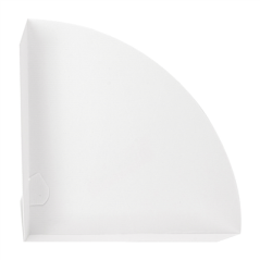 Image PELLES CRÊPES 'THEPACK' 230 G/M2 17x17x2,5 CM BLANC CARTON ONDULÉ NANO-MICRO (800 UNITÉ) #3