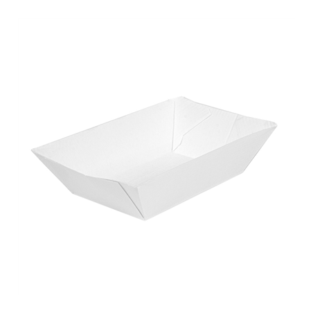 Image BARQUETTES 'THEPACK' 120 G 230 G/M2 7,4x4,8x3,3 CM BLANC CARTON ONDULÉ NANO-MICRO (2400 UNITÉ) #1