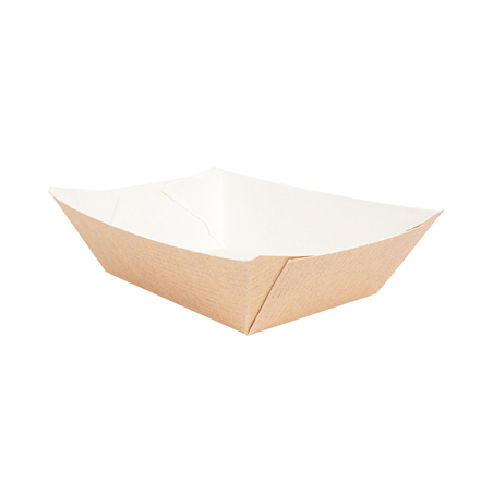 Image BARQUETTES 'THEPACK' 120 G 220 G/M2 7,4x4,8x3,3 CM NATUREL CARTON ONDULÉ NANO-MICRO (2400 UNITÉ) #1