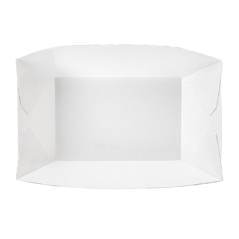 Image BARQUETTES 'THEPACK' 1200 G 230 G/M2 11,9x7,9x5,5 CM BLANC CARTON ONDULÉ NANO-MICRO (1000 UNITÉ) #3