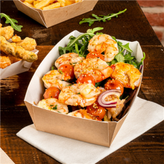 Image BARQUETTES 'THEPACK' 1440 G 220 G/M2 13,5x8,5x6,2 CM NATUREL CARTON ONDULÉ NANO-MICRO (600 UNITÉ) #4