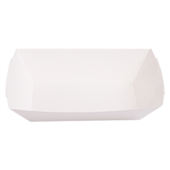 Image BARQUETTES 'THEPACK' 2400 G 230 G/M2 17x9,7x6,3 CM BLANC CARTON ONDULÉ NANO-MICRO (600 UNITÉ) #3