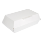 Image BOÎTES "LUNCH BOX" 'THEPACK' 230 G/M2 22x13x7,5 CM BLANC CARTON ONDULÉ NANO-MICRO (300 UNITÉ) #1
