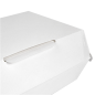 Image BOÎTES "LUNCH BOX" 'THEPACK' 230 G/M2 22x13x7,5 CM BLANC CARTON ONDULÉ NANO-MICRO (300 UNITÉ) #6