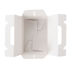 Image BOÎTES TRANSPORT DE REPAS 'THEPACK' 220 G/M2 18x12x9 CM NATUREL CARTON ONDULÉ NANO-MICRO (100 UNITÉ) #4