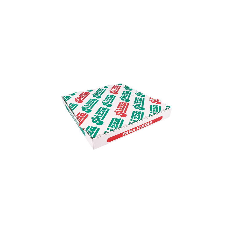 BOÎTES PIZZA 'THEPACK' 330 G/M2 29x29x3,8 CM BLANC CARTON ONDULÉ MICROCANAL (100 UNITÉ) BOÎTES PIZZA 'THEPACK' 330 G/M2 29x29x3,8 CM BLANC CARTON ONDULÉ MICROCANAL (100 UNITÉ)