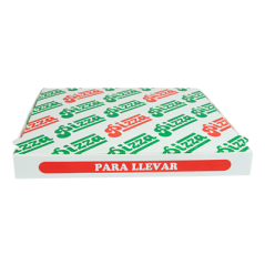 Image BOÎTES PIZZA 'THEPACK' 330 G/M2 36x36x4 CM BLANC CARTON ONDULÉ MICROCANAL (100 UNITÉ) #3