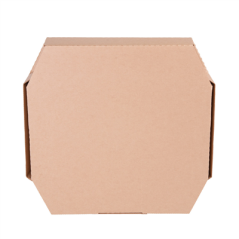 BOÎTES OCTOGONAL 'THEPACK' 330 G/M2 29x29x3,8 CM NATUREL CARTON ONDULÉ MICROCANAL (100 UNITÉ)