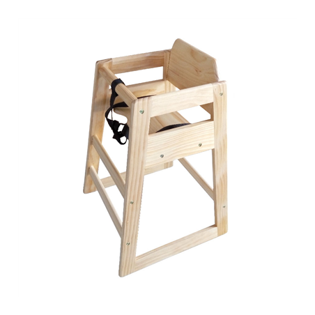 Image CHAISE HAUTE POUR ENFANTS  51x51x74 CM NATUREL BOIS (1 UNITÉ) #1