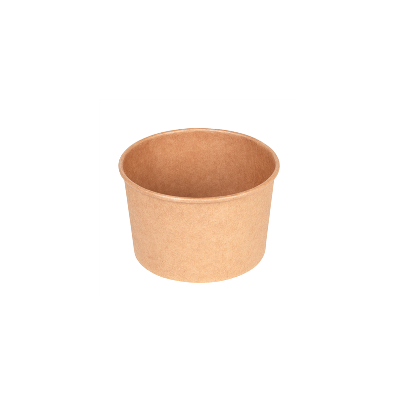 POTS SALADIERS 480 ML 300 + 18 PE G/M2 Ø11,1/9,5x7 CM NATUREL KRAFT (500 UNITÉ) POTS SALADIERS 480 ML 300 + 18 PE G/M2 Ø11,1/9,5x7 CM NATUREL KRAFT (500 UNITÉ)