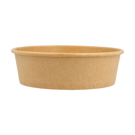 POTS SALADIERS 1300 ML 337 G/M2 + PE Ø 18,7/16x7 CM NATUREL KRAFT (300 UNITÉ)