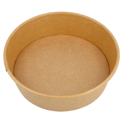 Image POTS SALADIERS 1300 ML 337 G/M2 + PE Ø 18,7/16x7 CM NATUREL KRAFT (300 UNITÉ) #3