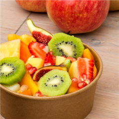 Image POTS SALADIERS 1300 ML 337 G/M2 + PE Ø 18,7/16x7 CM NATUREL KRAFT (300 UNITÉ) #4