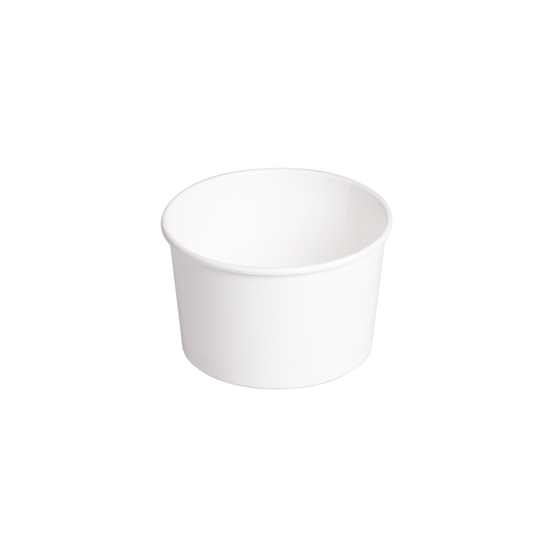 POTS SALADIERS 480 ML 300 + 18 PE G/M2 Ø11,1/9,5x7 CM BLANC CARTON (500 UNITÉ) POTS SALADIERS 480 ML 300 + 18 PE G/M2 Ø11,1/9,5x7 CM BLANC CARTON (500 UNITÉ)