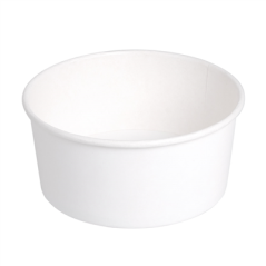 Image POTS SALADIERS 750 ML 320 + 18 PE G/M2 Ø 14,5/12,5x7 CM BLANC CARTON (500 UNITÉ) #1