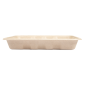 Image PLATEAUX 'BIONIC' 600 ML 22x16x3,5 CM NATUREL BAGASSE (400 UNITÉ) #2