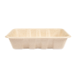 Image PLATEAUX 'BIONIC' 1000 ML 22x16,5x4,7 CM NATUREL BAGASSE (400 UNITÉ) #2