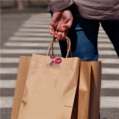 ETIQUETTES ADHESIVES 5x8 CM NATUREL KRAFT (1000 UNITÉ)