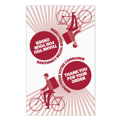 Image ETIQUETTES ADHESIVES 5x8 CM BLANC PAPIER (1000 UNITÉ) #1