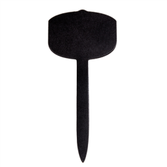 Image PIQUES ARDOISES PLAQUE 9,6x7x21,5 (h) CM NOIR BOIS (3 UNITÉ) #1