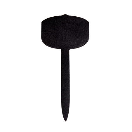 Image PIQUES ARDOISES PLAQUE  9,6x7x21,5 (h) CM NOIR BOIS (3 UNITÉ) #1