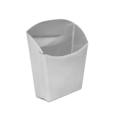 Image BOÎTES À FRITES S 'ARTINOX'  9x5,1x12,1 CM ARGENTE INOX (12 UNITÉ) #1