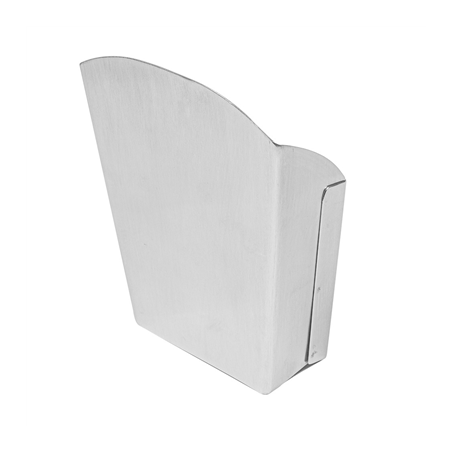 BOÎTES À FRITES S 'ARTINOX'  9x5,1x12,1 CM ARGENTE INOX (12 UNITÉ)