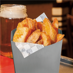 Image BOÎTES À FRITES S 'ARTINOX'  9x5,1x12,1 CM ARGENTE INOX (12 UNITÉ) #5