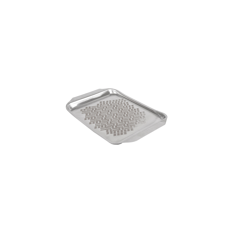 PLATEAU DE SERVICE L 'ARTINOX'  35,6x24,4x2,4 CM ARGENTE INOX (12 UNITÉ)