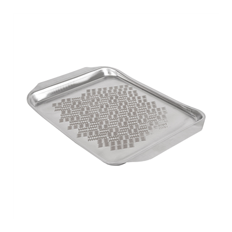 Image PLATEAU DE SERVICE L 'ARTINOX'  35,6x24,4x2,4 CM ARGENTE INOX (12 UNITÉ) #1